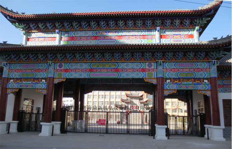 南北德信悬浮门在甘肃省民乐县第一中学的风采